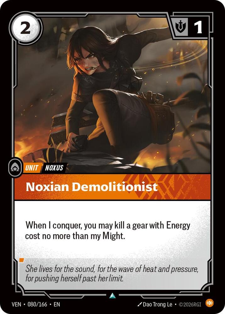 Vendetta - 080/166 - Noxian Demolitionist - Uncommon