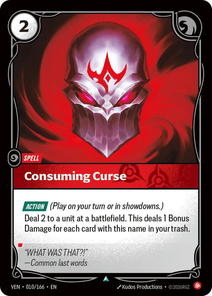 Vendetta - 010/166 - Consuming Curse - Uncommon
