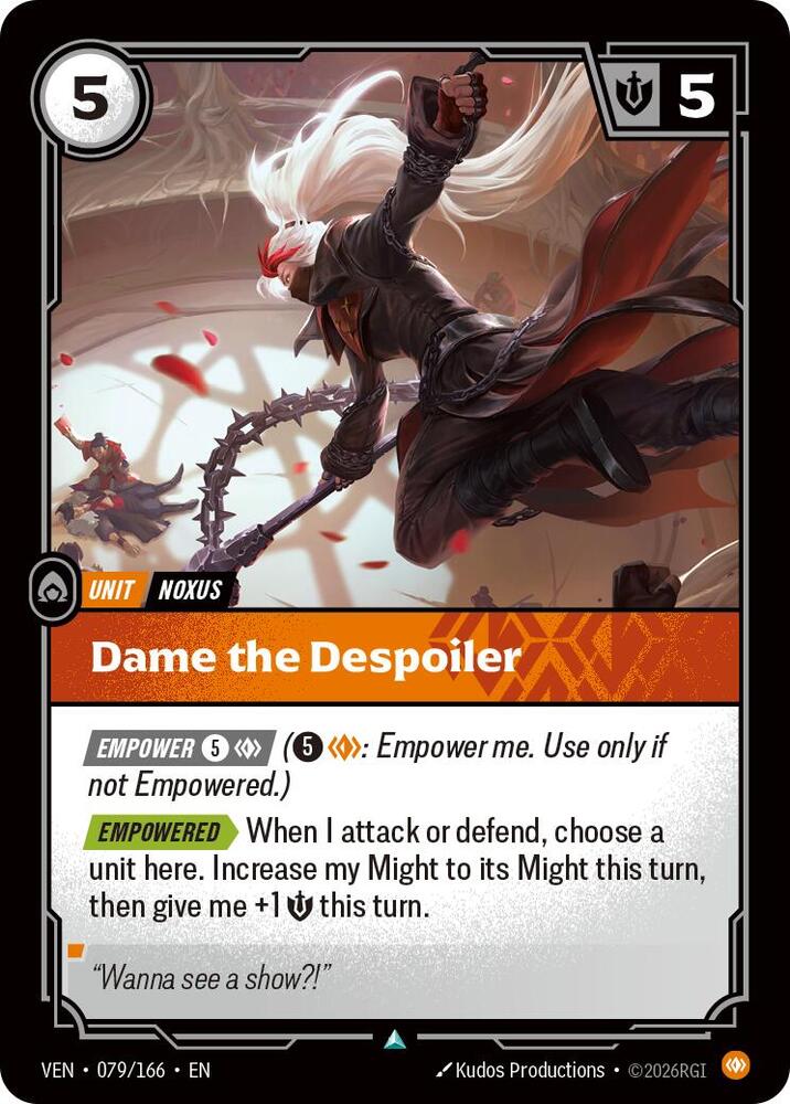 Vendetta - 079/166 - Dame the Despoiler - Uncommon