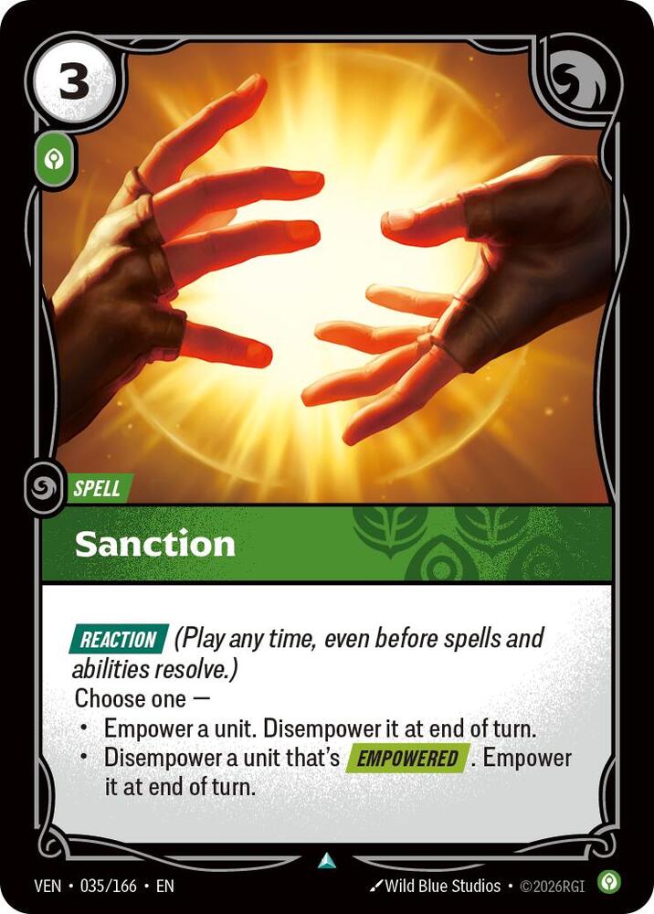 Vendetta - 035/166 - Sanction - Uncommon