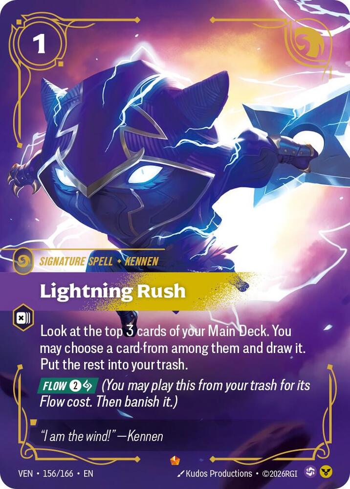 Vendetta - 156/166 - Lightning Rush - Epic - Foil