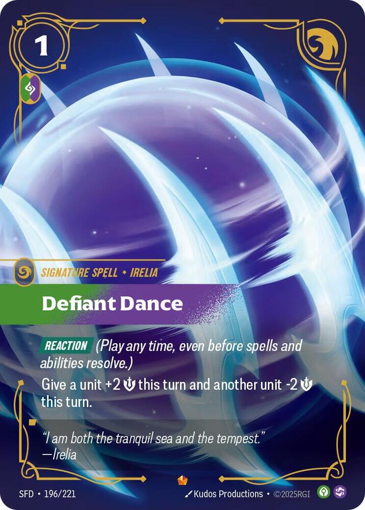 Spiritforged - 196 - Defiant Dance - Epic - Foil