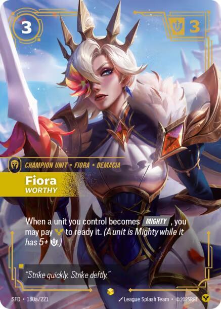 Spiritforged - 180 - Fiora Worthy Alternate Art - Showcase