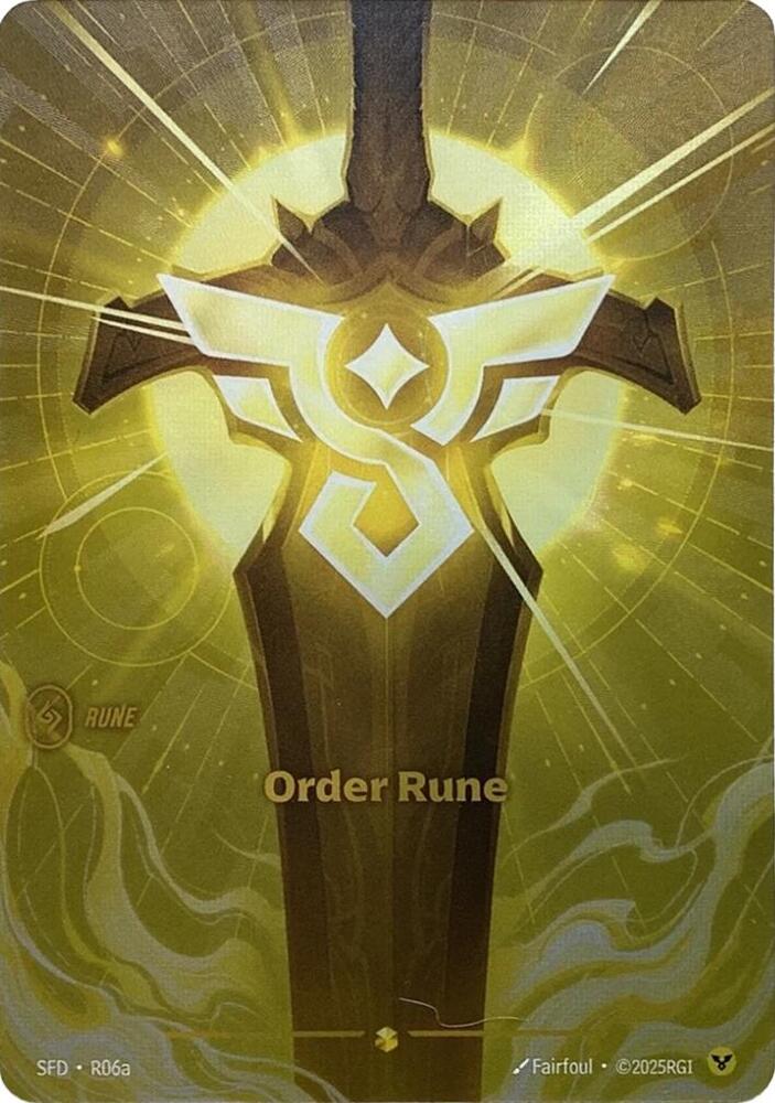 Spiritforged - R06a - Order Rune Alternate Art - Showcase