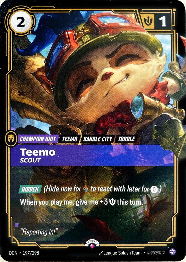 Promotional Cards - 197/298 - Teemo, Scout - Promo
