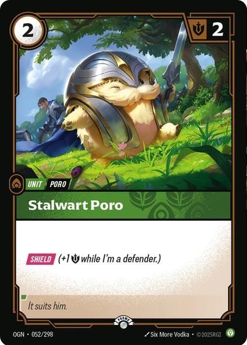 Organized Play Promotional Cards - 052/298 - Stalwart Poro - Promo - Foil