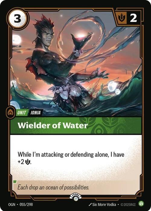 Organized Play Promotional Cards - 055/298 - Wielder of Water - Promo - Foil