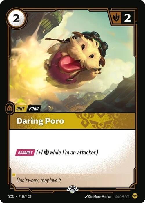 Organized Play Promotional Cards - 210/298 - Daring Poro - Promo - Foil