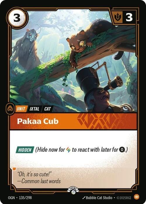 Organized Play Promotional Cards - 135/298 - Pakaa Cub - Promo - Foil