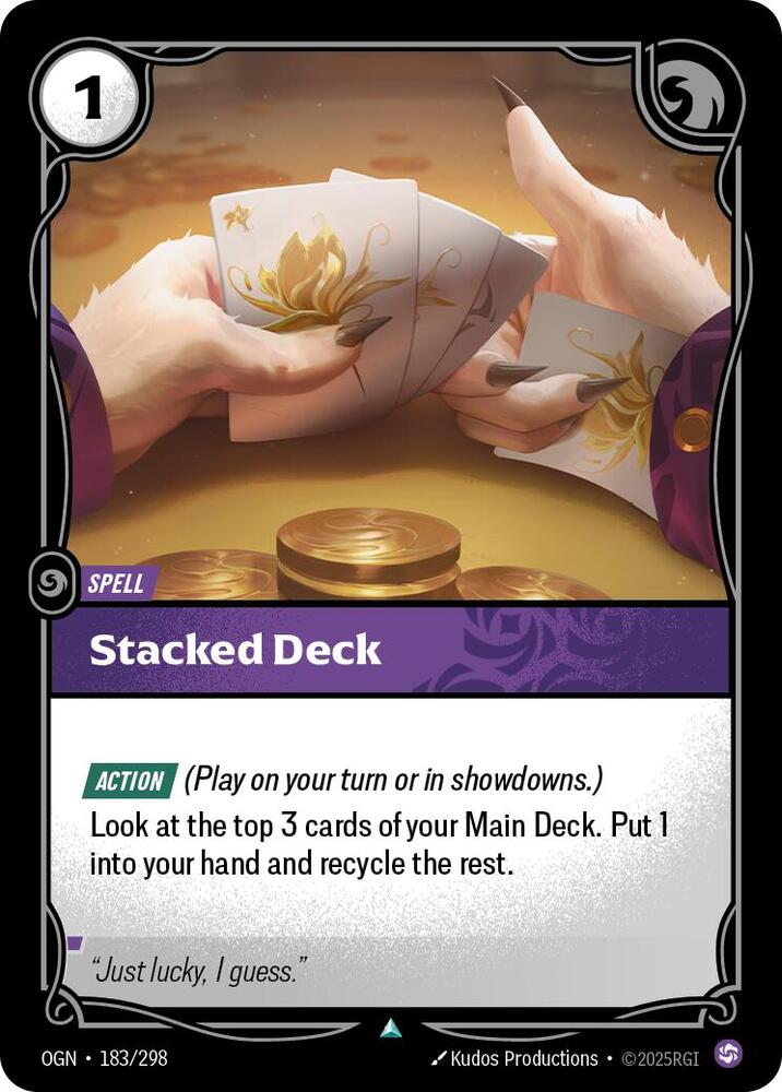 Organized Play Promotional Cards - 183/298 - Stacked Deck - Promo - Foil