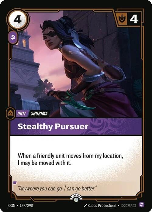 Organized Play Promotional Cards - 177/298 - Stealthy Pursuer - Promo - Foil