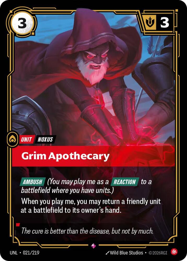 Unleashed - 021/219 - Grim Apothecary - Rare - Foil