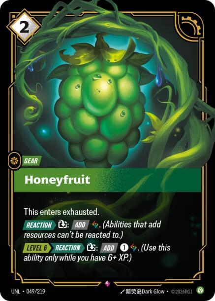 Unleashed - 049/219 - Honeyfruit - Rare - Foil