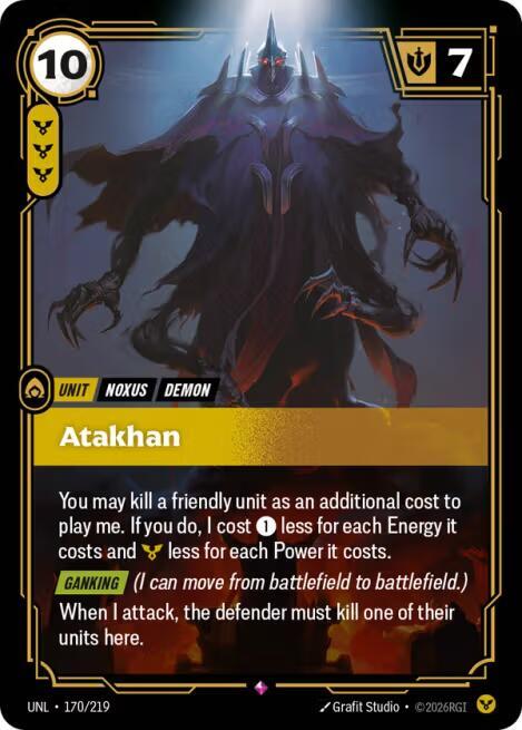 Unleashed - 170/219 - Atakhan - Rare - Foil