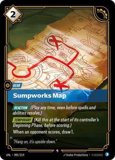 Unleashed - 085/219 - Sumpworks Map - Rare - Foil