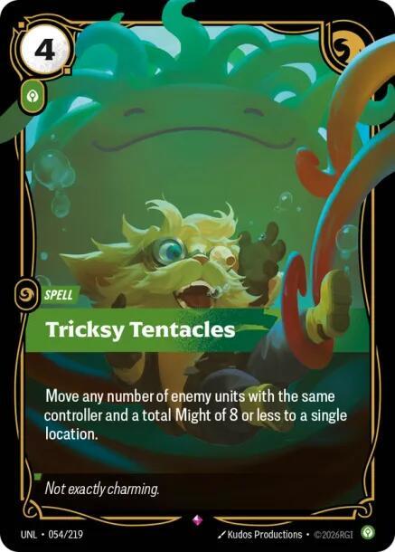 Unleashed - 054/219 - Tricksy Tentacles - Rare - Foil