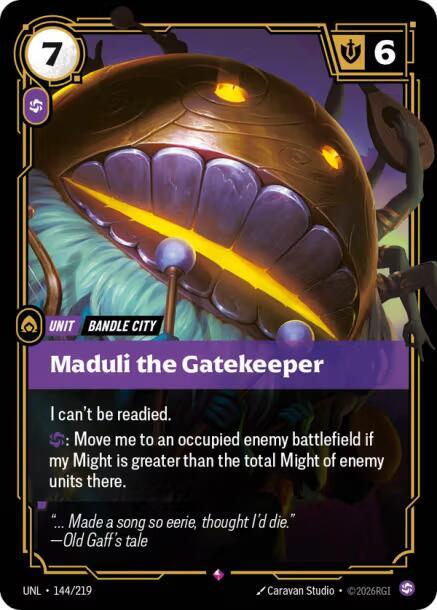 Unleashed - 144/219 - Maduli the Gatekeeper - Rare - Foil