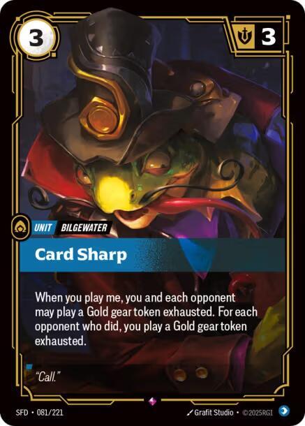 Spiritforged - 081 - Card Sharp - Rare - Foil