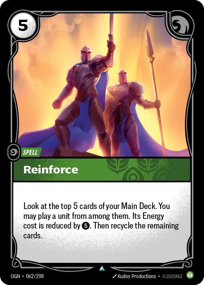 Origins - 062 - Reinforce - Uncommon - Foil