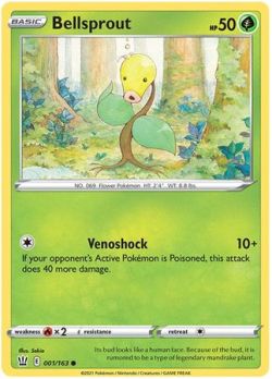 Battle Styles - 001/163 - Bellsprout - Common