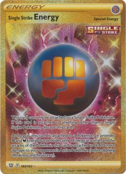 Battle Styles - 183/163 - Single Strike Energy - Secret Rare