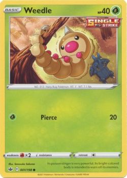 Chilling Reign - 001/198 - Weedle - Common