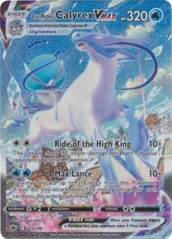 Chilling Reign - 203/198 - Ice Rider Calyrex VMAX - Alternate Art Secret Rare