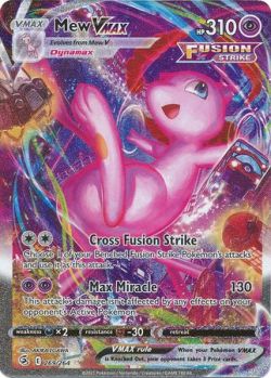 Fusion Strike - 269/264 - Mew VMAX - Alternate Art Secret Rare