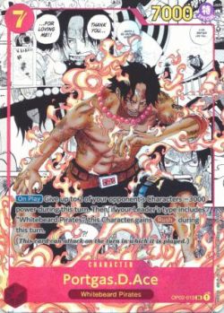 OP02-013 - Portgas.D.Ace - Super Rare - Parallel Manga - Foil