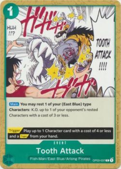 OP03-037 - Tooth Attack - Common - Regular Art - Non Foil