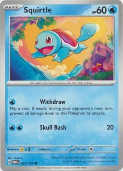 Scarlet & Violet 151 - 007/165 - Squirtle  - Common