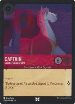 The First Chapter - 106/204 - Captain - Colonel's Lieutenant - Uncommon Cold Foil