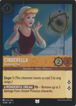 The First Chapter - 003/204 - Cinderella - Gentle and Kind - Uncommon Cold Foil