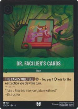 The First Chapter - 101/204 - Dr. Facilier's Cards - Uncommon Cold Foil