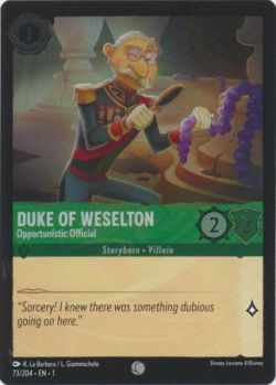The First Chapter - 073/204 - Duke of Weselton - Opportunistic Official - Common Cold Foil