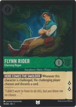 The First Chapter - 074/204 - Flynn Rider - Charming Rogue - Uncommon Cold Foil