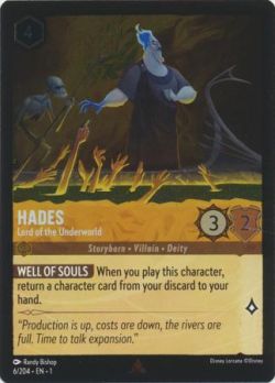 The First Chapter - 006/204 - Hades - Lord of the Underworld - Rare Cold Foil