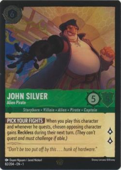 The First Chapter - 082/204 - John Silver - Alien Pirate - Legendary Cold Foil
