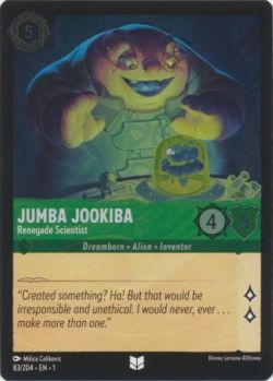 The First Chapter - 083/204 - Jumba Jookiba - Renegade Scientist - Uncommon Cold Foil