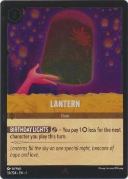 The First Chapter - 033/204 - Lantern - Rare Cold Foil