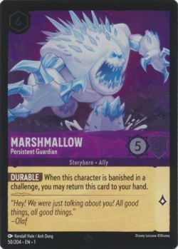 The First Chapter - 050/204 - Marshmallow - Persistent Guardian - Super Rare Cold Foil