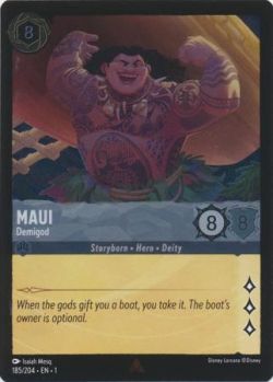 The First Chapter - 185/204 - Maui - Demigod - Rare Cold Foil