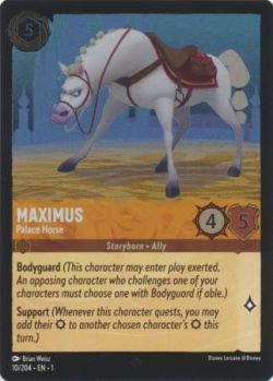 The First Chapter - 010/204 - Maximus - Palace Horse - Super Rare Cold Foil