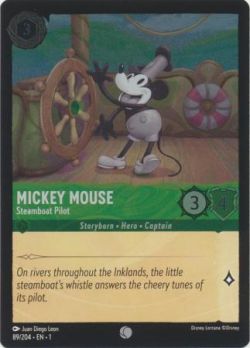 The First Chapter - 089/204 - Mickey Mouse - Steamboat Pilot - Common Cold Foil