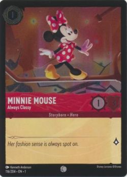 The First Chapter - 116/204 - Minnie Mouse - Always Classy - Common Cold Foil