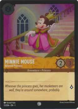 The First Chapter - 013/204 - Minnie Mouse - Beloved Princess - Common Cold Foil