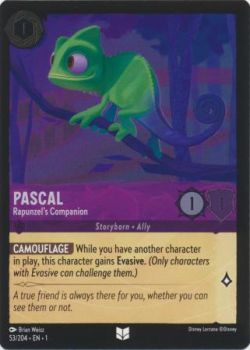 The First Chapter - 053/204 - Pascal - Rapunzel's Companion - Uncommon Cold Foil