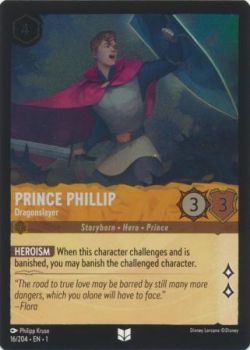 The First Chapter - 016/204 - Prince Phillip - Dragonslayer - Uncommon Cold Foil