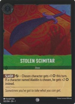 The First Chapter - 102/204 - Stolen Scimitar - Common Cold Foil