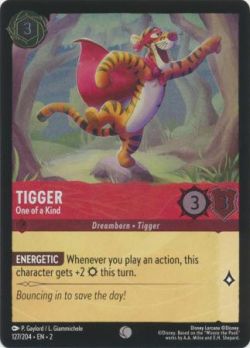 Rise of the Floodborn - 127/204 - Tigger - One of a Kind - Common Cold Foil